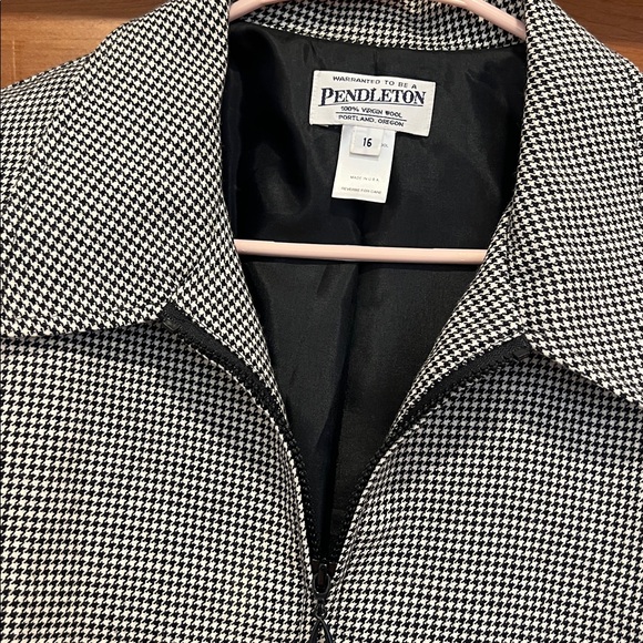 Pendleton Houndstooth Jacket - Picture 2 of 5
